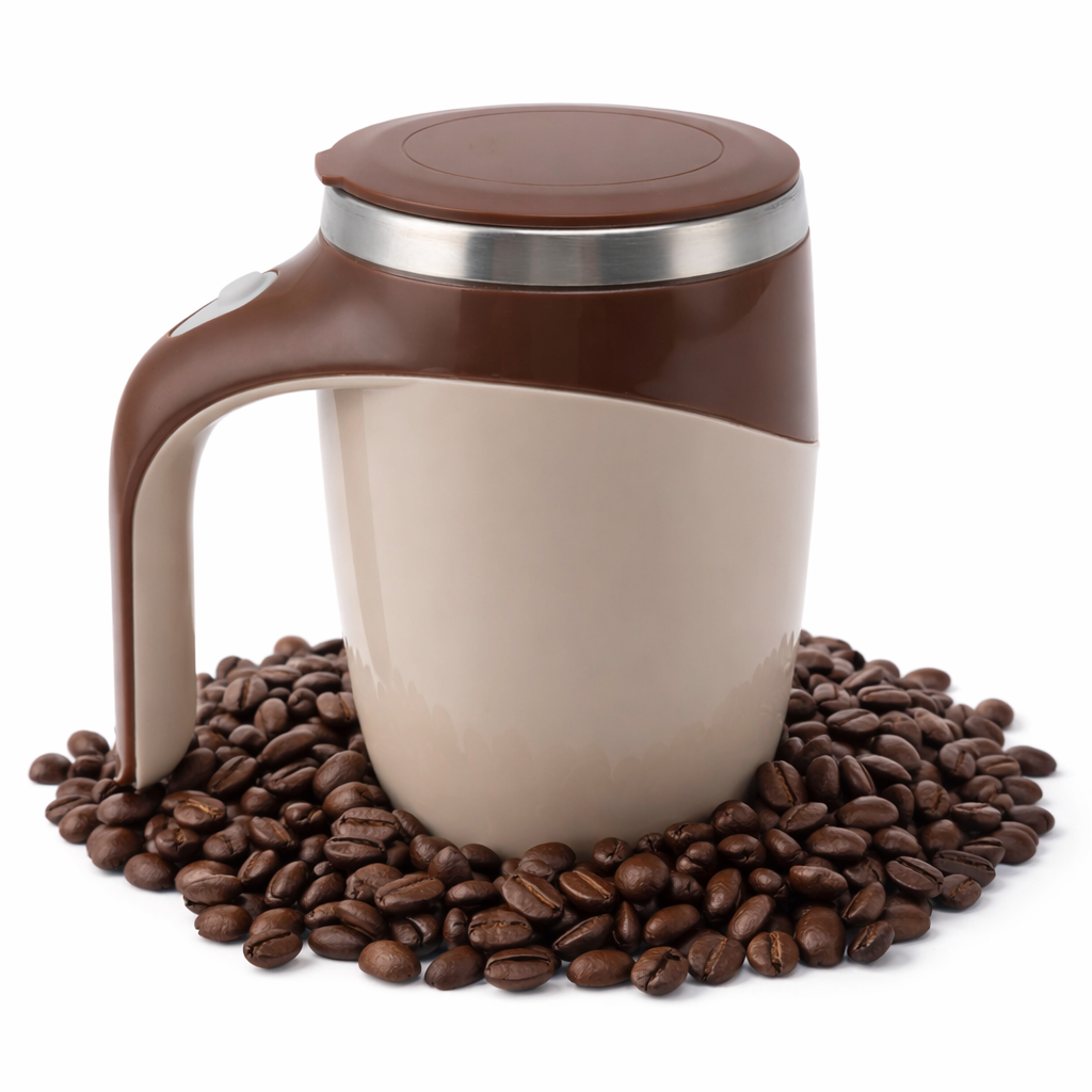 Taza Térmica con Agitador Automatico.